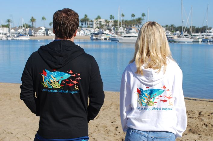 padi aware shark hoodie dive gifts